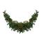 72" Pre-Lit Country Mixed Pine Artificial Christmas Swag, Clear Lights